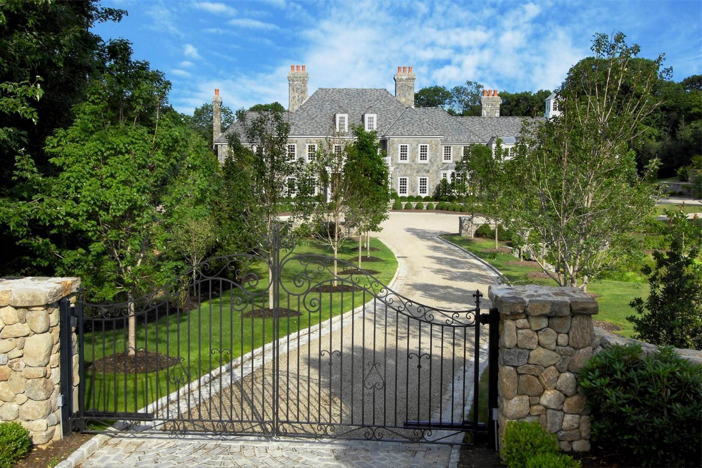 $12.5 Million Stone Georgian Mansion in Greenwich Connecticut