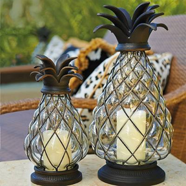 Light Up The Night With Frontgate’s Pineapple Lanterns