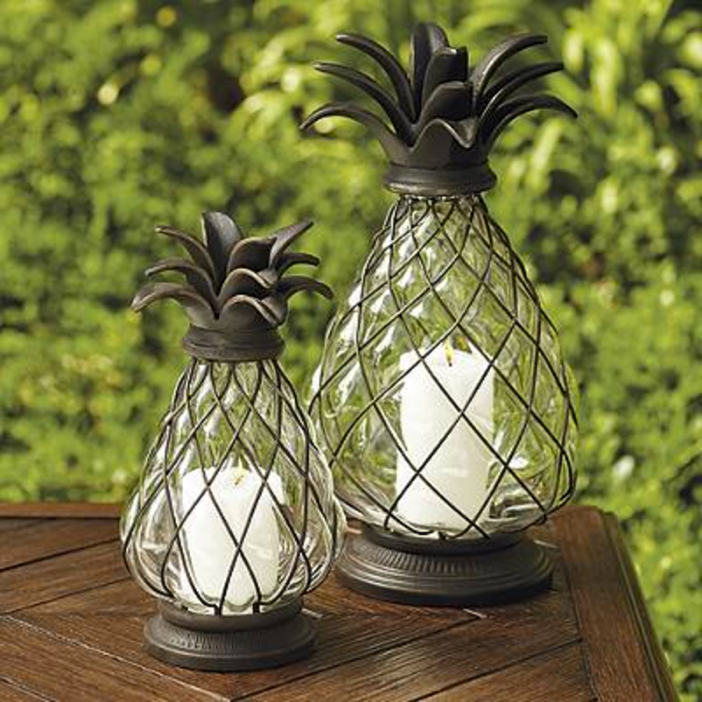Frontgate Pineapple Lantern