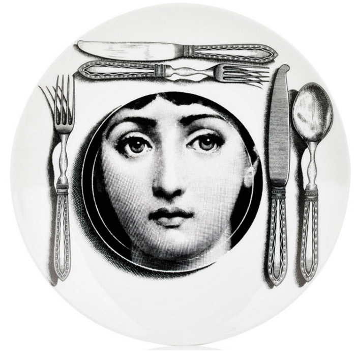 FORNASETTI Place Setting Plate