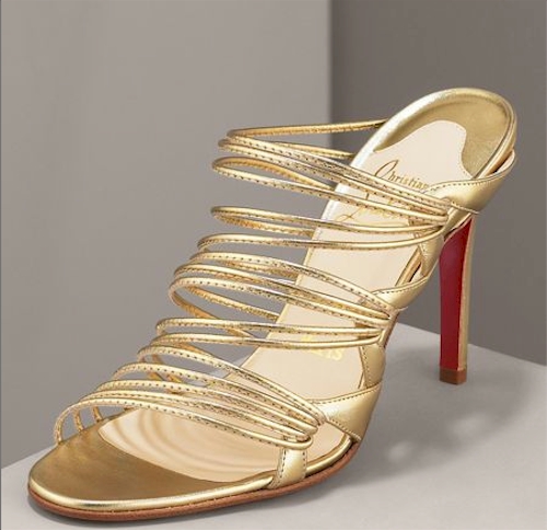 Shoe of the Day: Christian Louboutin Strappy Slide - Exotic Excess