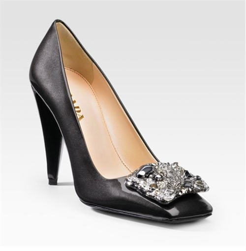 Shoe of the Day: Prada Patent Pumps - Exotic Excess