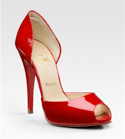 Shoe of the Day: Christian Louboutin Madame Claude Peep-Toe d'Orsay ...