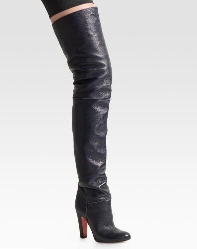 Shoe of the Day: Christian Louboutin Contente Over-The-Knee Boots ...