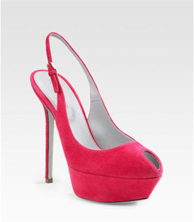 Shoe of the Day: Sergio Rossi Slingback Platform Pumps