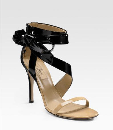 Shoe of the Day: Valentino Glamorous Bow Sandals - Exotic Excess