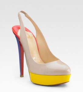 Shoe of the Day: Christian Louboutin Bianca Slingback Platform Pumps - Exotic Excess