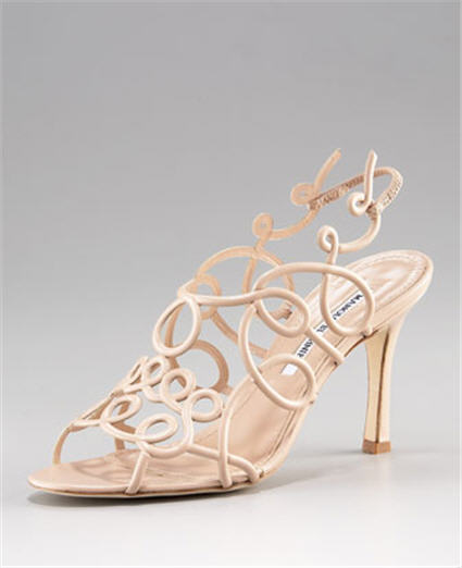 Shoe of the Day: Manolo Blahnik Caged Sandal - Exotic Excess