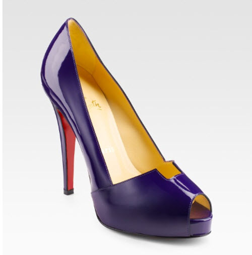 Shoe of the Day: Christian Louboutin Pique Prive Patent Leather Pumps ...