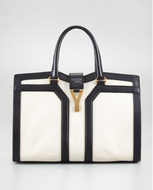 Yves Saint Laurent ChYc East-West Calfskin Bag - Exotic Excess