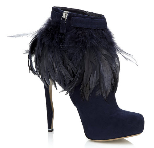 Shoe of the Day: Nicholas Kirkwood Feather Ankle Boot - Exotic Excess