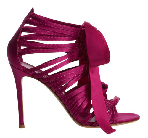 Shoe of the Day: Gianvito Rossi Lace-Up Ribbon Sandal
