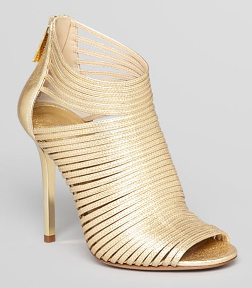 Shoe of the Day: Michael Kors Maxi Strappy High Heel Sandals - Exotic ...