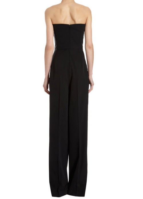 Stella McCartney Satin Trimmed Jumpsuit - Exotic Excess