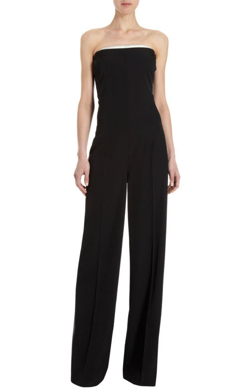 Stella McCartney Satin Trimmed Jumpsuit - Exotic Excess