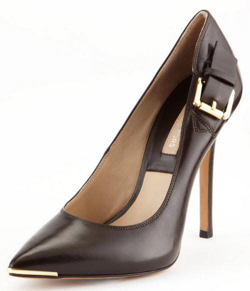 Shoe of the Day: Michael Kors Audrey Buckle Pump - Exotic Excess