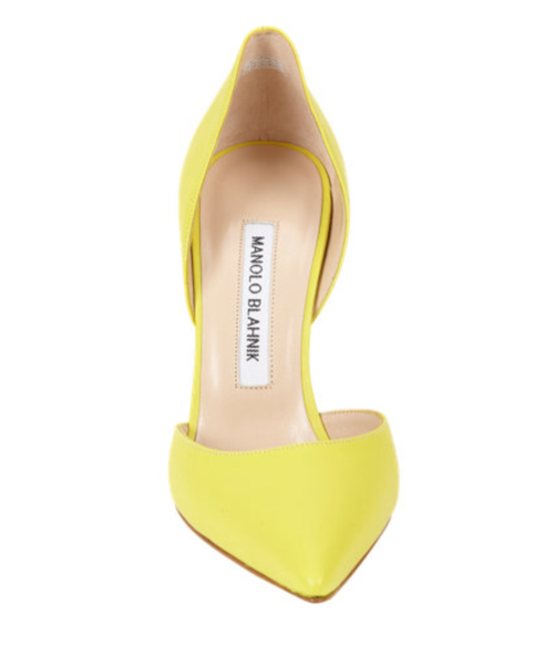 Shoe of the Day: Manolo Blahnik Tayler D'Orsay Pumps - Exotic Excess