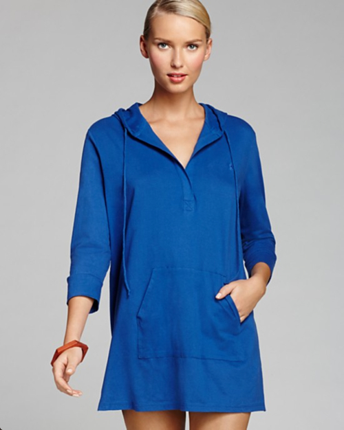 Ralph Lauren Blue Label Oversized Hooded Cover Up Tunic - Exotic Excess