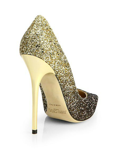 Shoe of the Day: Jimmy Choo Anouk Glitter Degrade Pumps - Exotic Excess