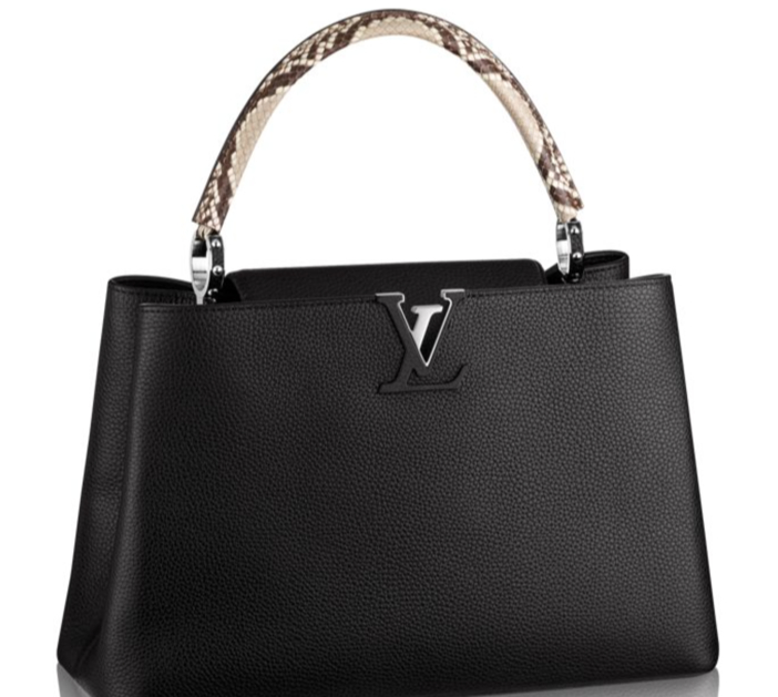 Louis Vuitton Capucines MM with Python Handle