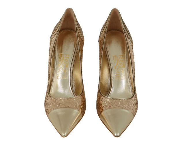 Shoe of the Day: Salvatore Ferragamo Susi Glitter Pump - Exotic Excess