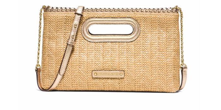 oversized straw clutch