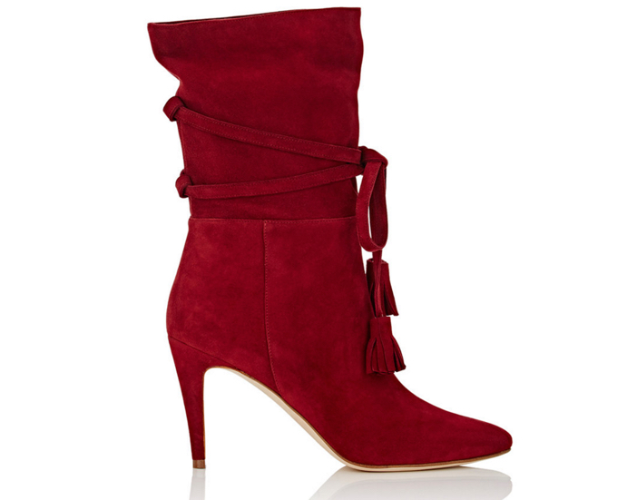 Shoe of the Day: Manolo Blahnik Cavamod Suede Ankle Boots - Exotic Excess