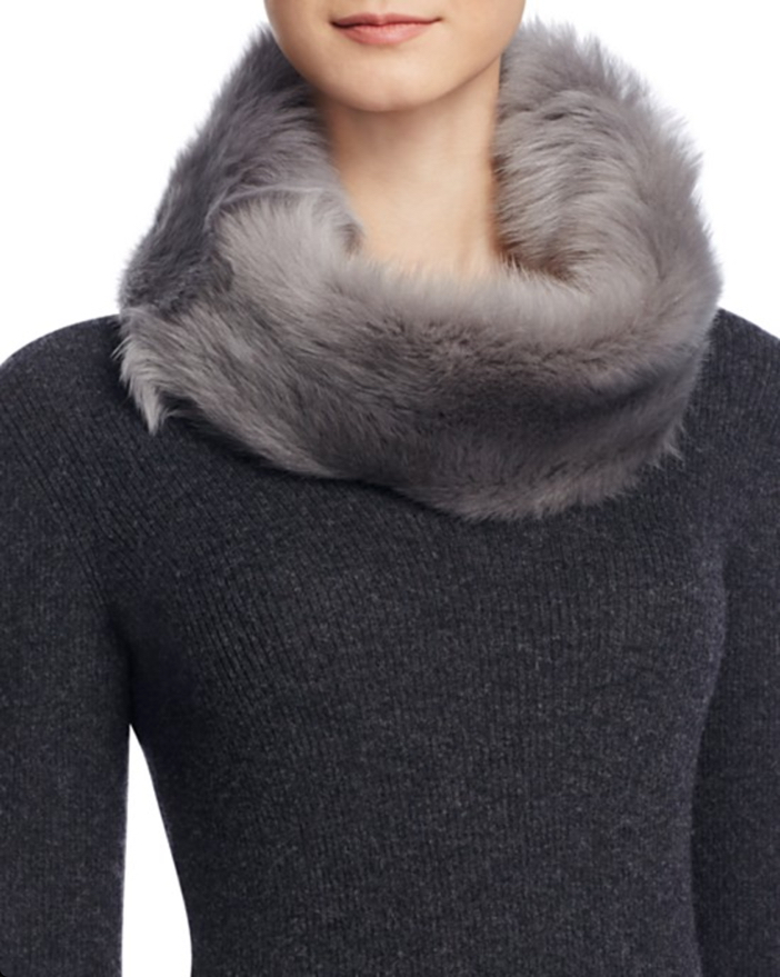 UGG Shearling Sheepskin Snood Scarf - Exotic Excess