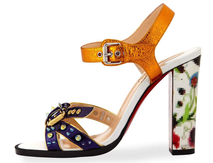 Shoe of the Day: Christian Louboutin Miss Roma Buckle Sandal - Exotic
