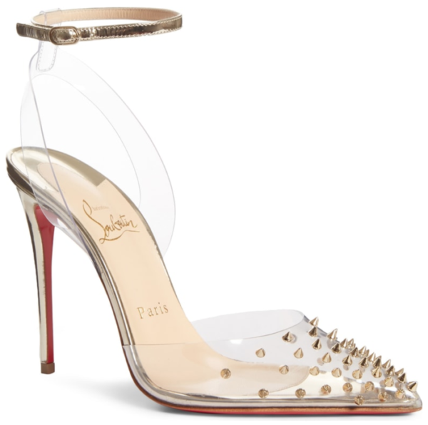 louboutin wrap heels