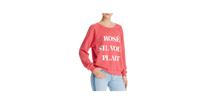 wildfox rose sweatshirt