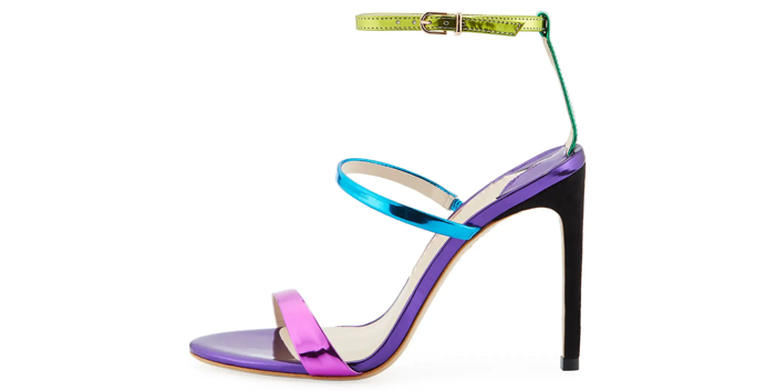 Shoe of the Day: Sophia Webster Rosalind Satin Sphere-Heel Sandals ...