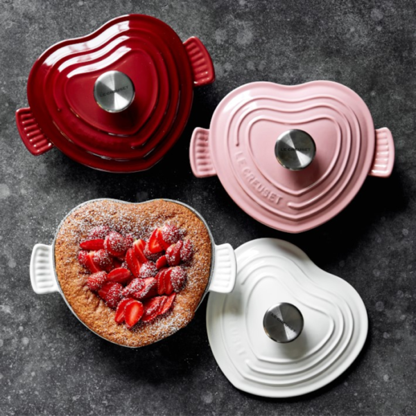 Le Creuset CastIron HeartShaped Dutch Oven Exotic Excess
