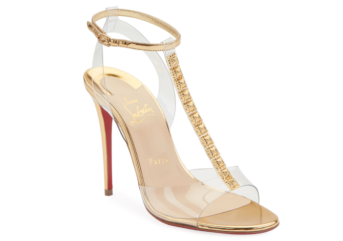 Shoe of the Day: Christian Louboutin Jamais Assez Red Sole Sandal ...