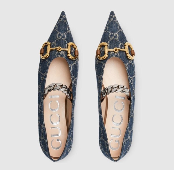 gucci ballet flat with horsebit