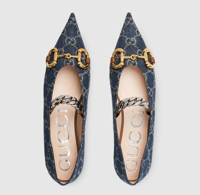 Shoe of the Day: Gucci Women's Ballet Flat with Horsebit - Exotic 