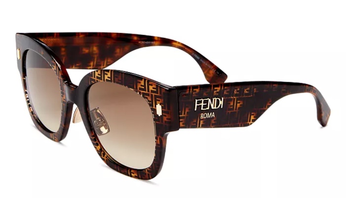 NEW Fendi Women's Square Sunglasses - Exotic Excess