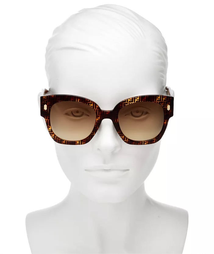 NEW Fendi Women's Square Sunglasses - Exotic Excess